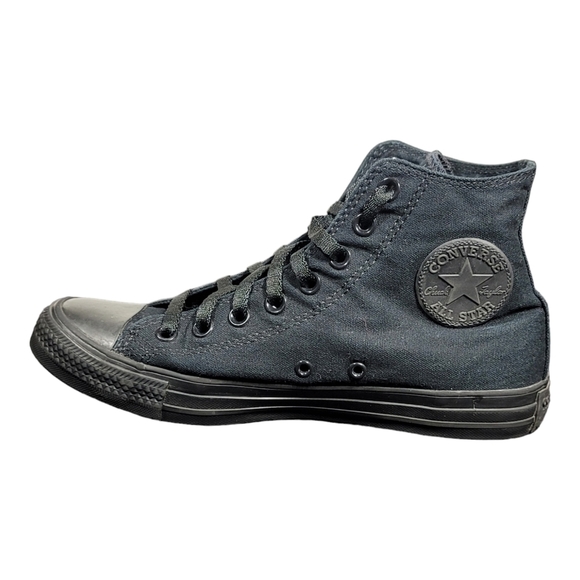 CONVERSE ALL STAR CHUCK TAYLOR CANVAS BLACK/BLACK MONO HI-TOP M3310 SB4 - Picture 7 of 9